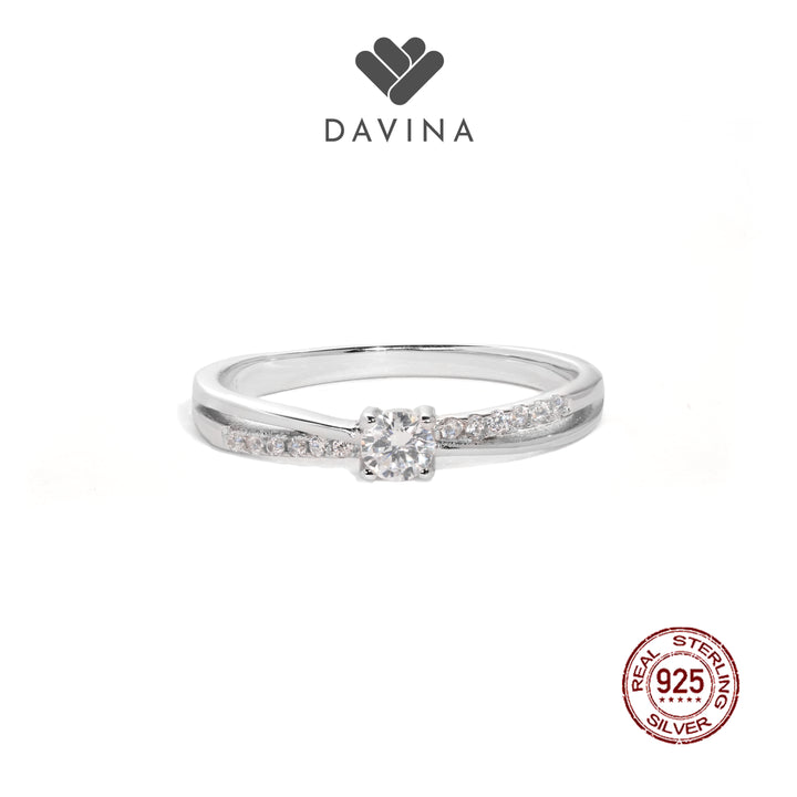 DAVINA Ladies Belle Ring Sterling Silver 925