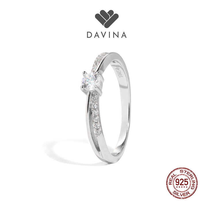 DAVINA Ladies Belle Ring Sterling Silver 925