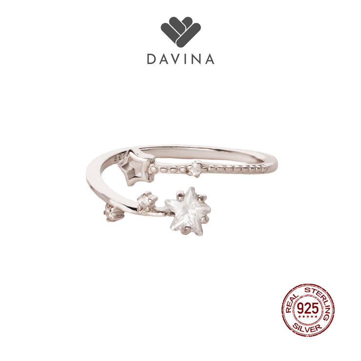 DAVINA Ladies Esra Ring Silver Color S925