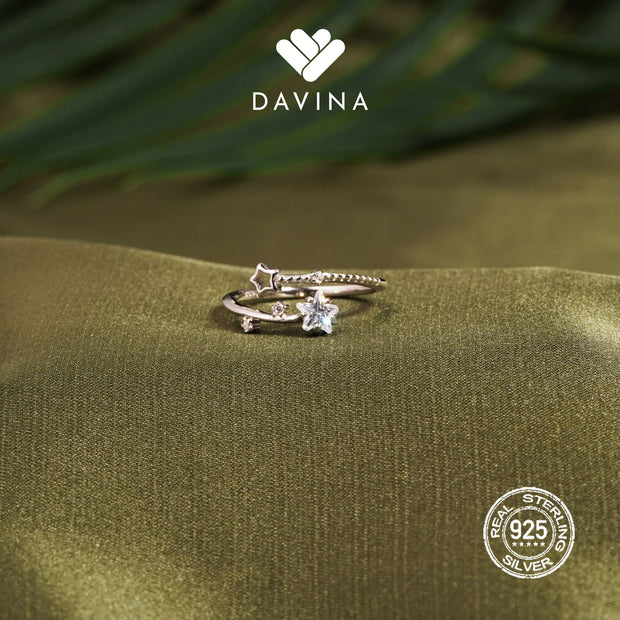 DAVINA Ladies Esra Ring Silver Color S925
