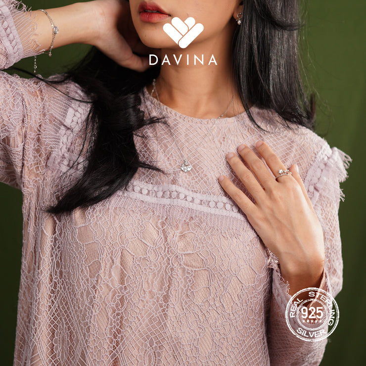 DAVINA Ladies Esra Ring Silver Color S925