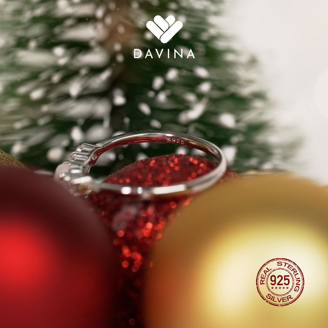 DAVINA Ladies Zoona Ring Sterling Silver 925