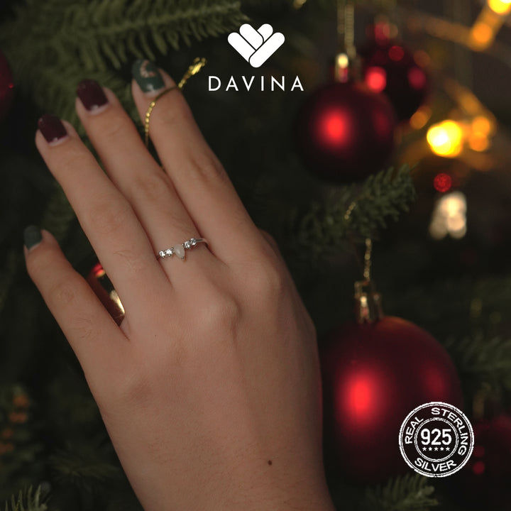 DAVINA Ladies Zoona Ring Sterling Silver 925