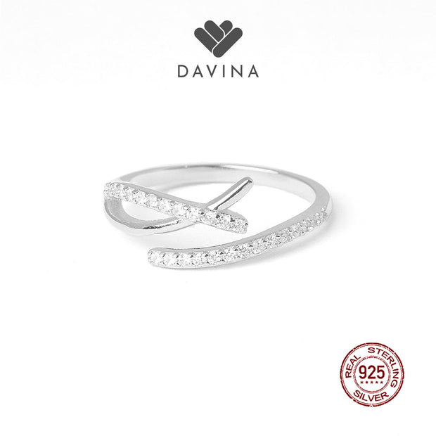 DAVINA Ladies Ziva Ring Sterling Silver 925