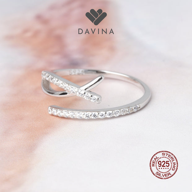 DAVINA Ladies Ziva Ring Sterling Silver 925