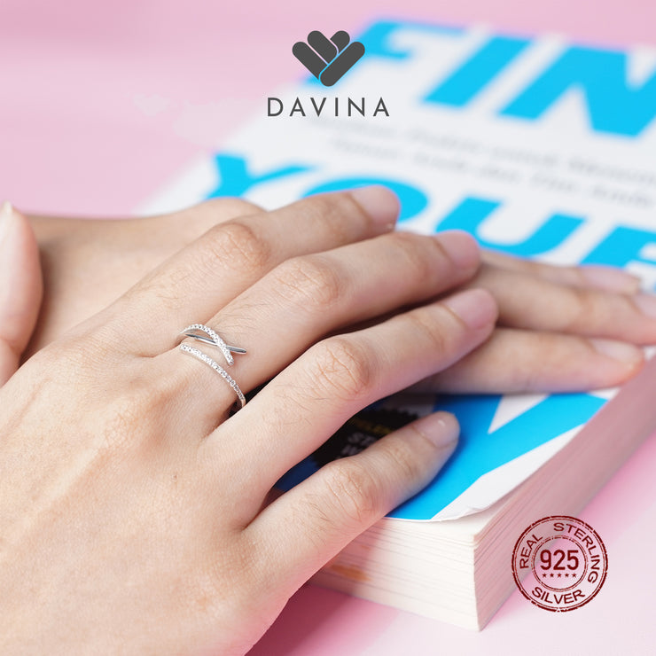 DAVINA Ladies Ziva Ring Sterling Silver 925