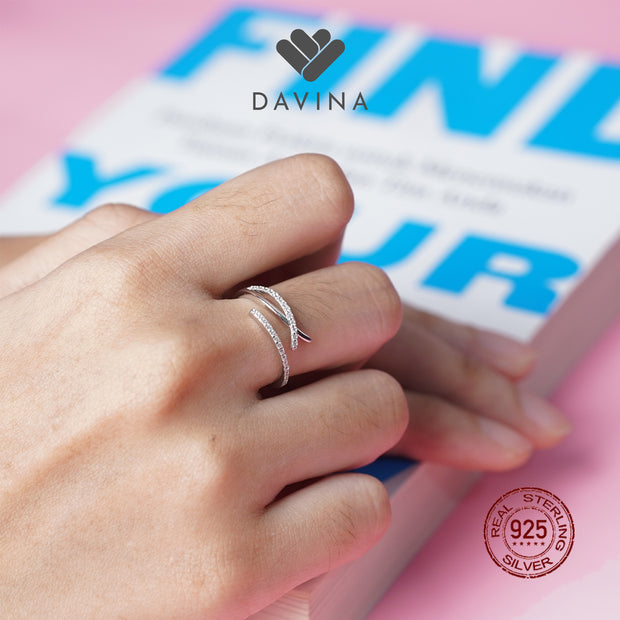 DAVINA Ladies Ziva Ring Sterling Silver 925