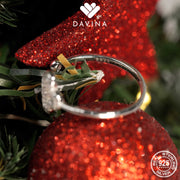 DAVINA Ladies Fleur Ring Sterling Silver 925