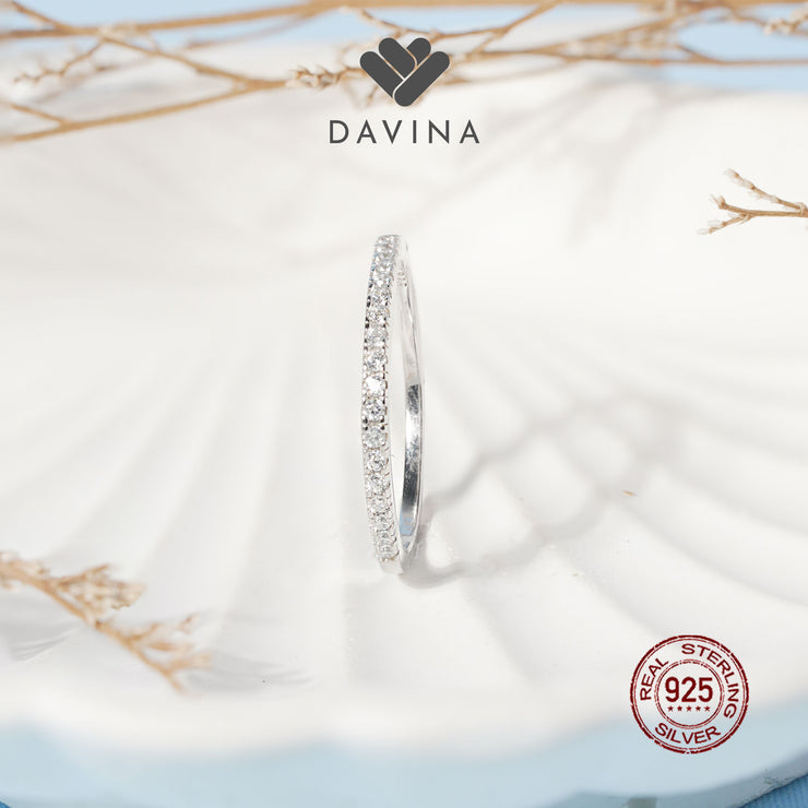 DAVINA Ladies Twills Ring Sterling Silver 925