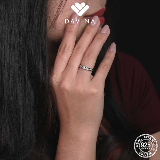 DAVINA Ladies Monica Ring Sterling Silver 925