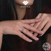 DAVINA Ladies Monica Ring Sterling Silver 925