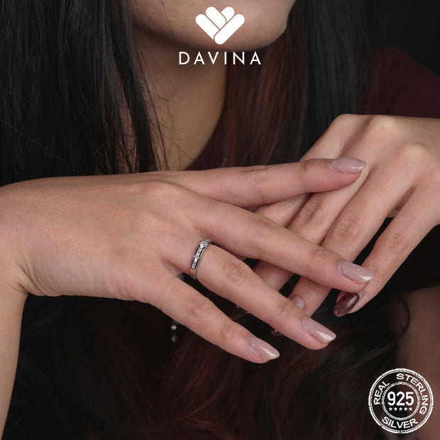 DAVINA Ladies Monica Ring Sterling Silver 925