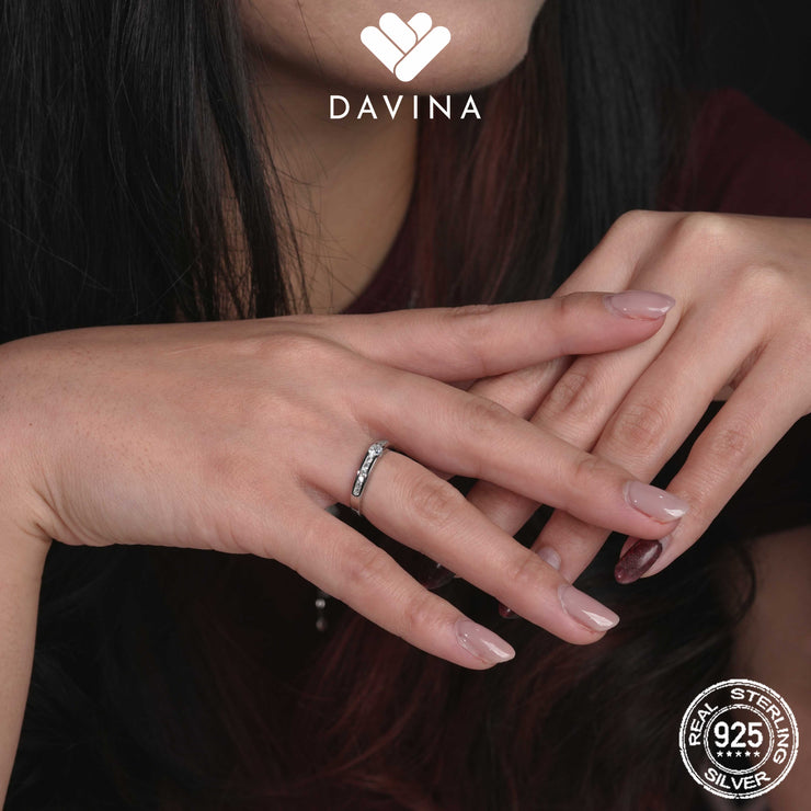DAVINA Ladies Monica Ring Sterling Silver 925
