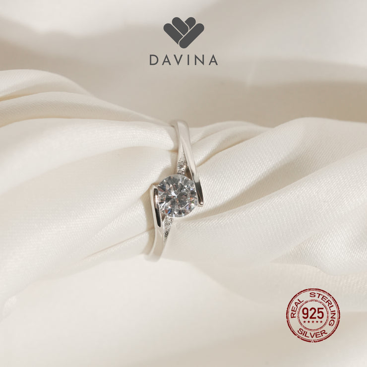 DAVINA Ladies Ola Ring Sterling Silver 925