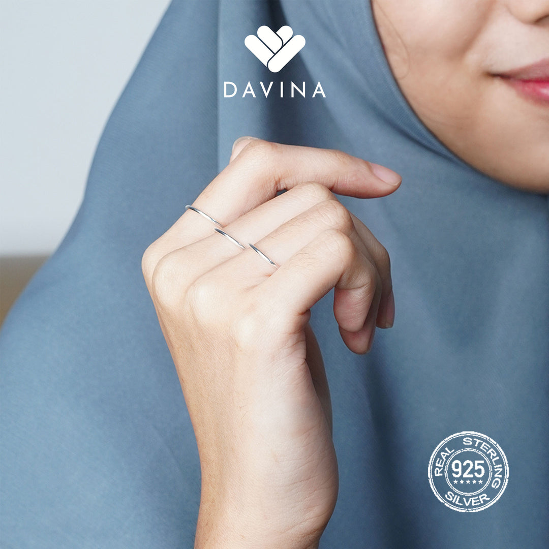 DAVINA Ladies Adele Ring Sterling Silver 925