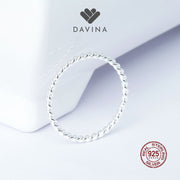 DAVINA Ladies Arsy Ring Sterling Silver 925