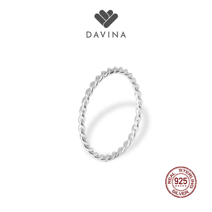 DAVINA Ladies Arsy Ring Sterling Silver 925