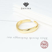 DAVINA Ladies Joanna Ring Gold Color Sterling Silver 925