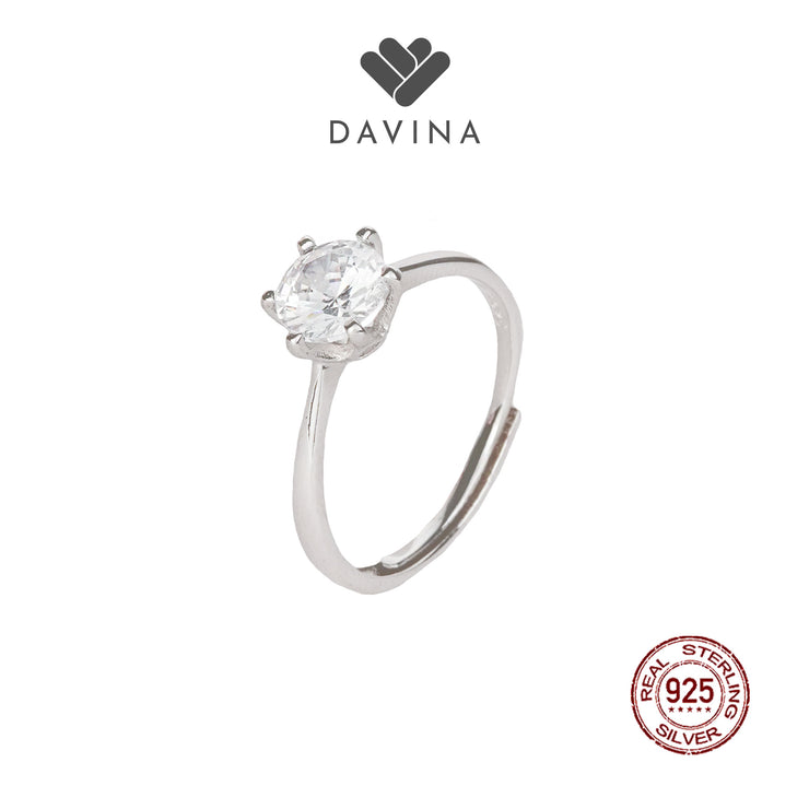 DAVINA Ladies Felycia Ring Sterling Silver 925