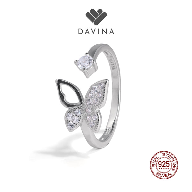 DAVINA Ladies Karines Ring Sterling Silver 925