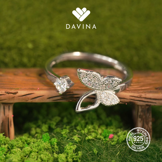 DAVINA Ladies Karines Ring Sterling Silver 925