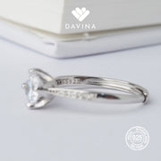 DAVINA Ladies Elana Ring Sterling Silver 925