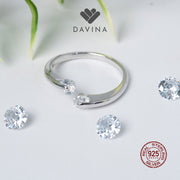 DAVINA Ladies Syeila Ring Sterling Silver 925