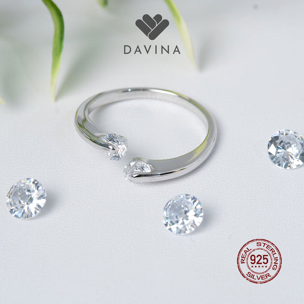 DAVINA Ladies Syeila Ring Sterling Silver 925