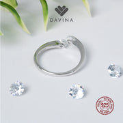 DAVINA Ladies Syeila Ring Sterling Silver 925