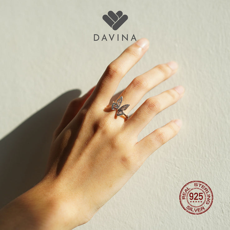 DAVINA Ladies Kyara Ring Sterling Silver 925