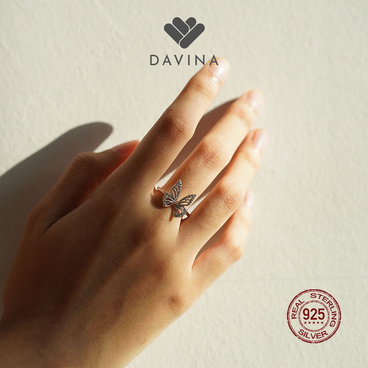 DAVINA Ladies Kyara Ring Sterling Silver 925