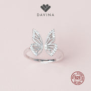 DAVINA Ladies Kyara Ring Sterling Silver 925