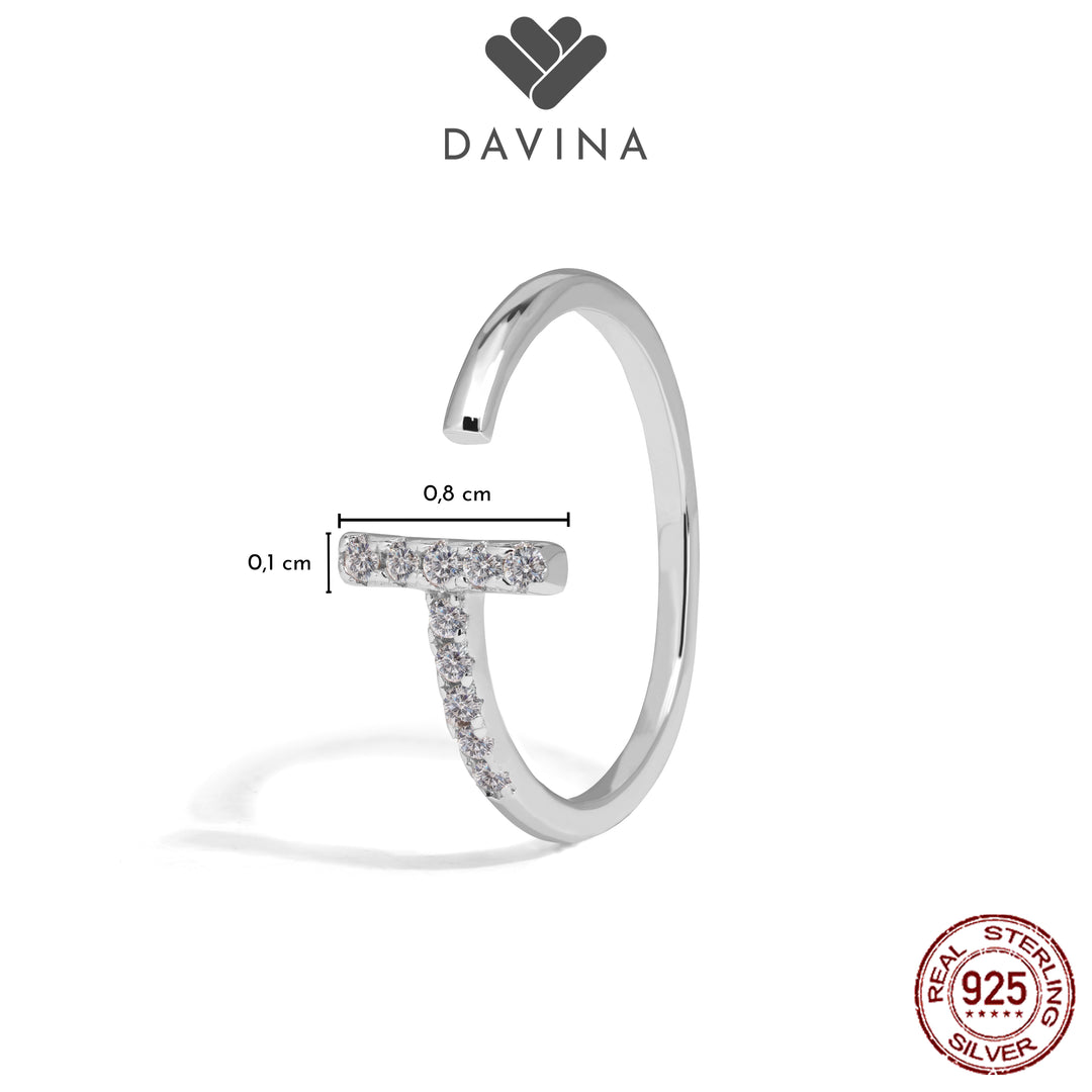 DAVINA Ladies Caith Ring Sterling Silver 925
