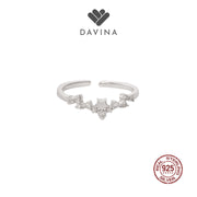 Davina Ladies Chiara Ring Sterling Silver 925