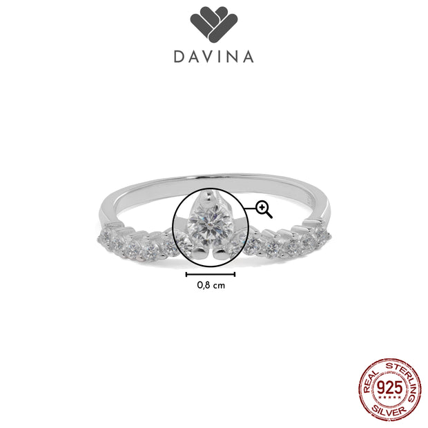 DAVINA Ladies Vonna Ring Sterling Silver 925