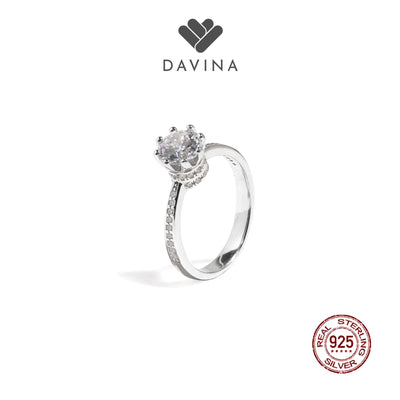 DAVINA Ladies Cecelia Ring Sterling Silver 925