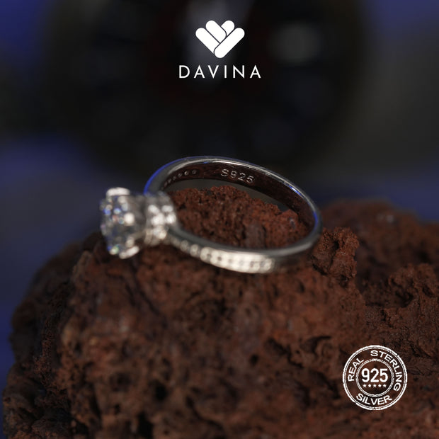 DAVINA Ladies Cecelia Ring Sterling Silver 925