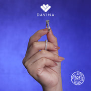 DAVINA Ladies Cecelia Ring Sterling Silver 925