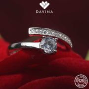 DAVINA Ladies Therine Ring Sterling Silver 925