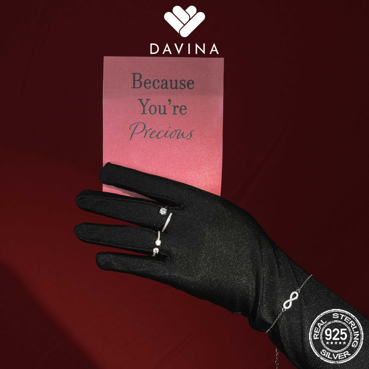 DAVINA Ladies Therine Ring Sterling Silver 925