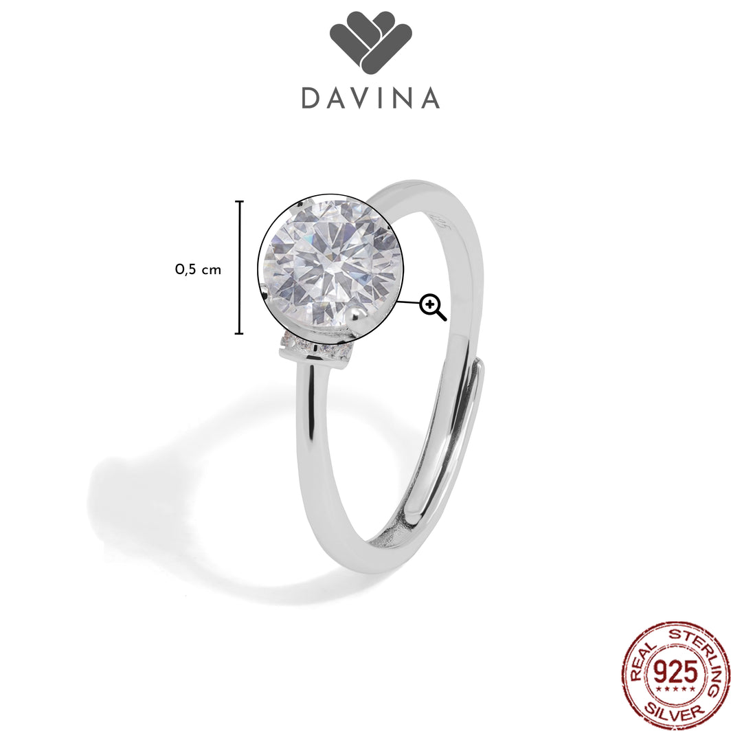 DAVINA Ladies Lyodra Ring Sterling Silver 925