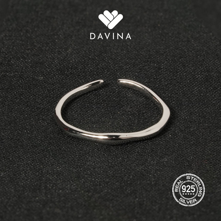 DAVINA Ladies Simply Ring Sterling Silver 925