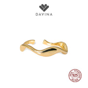 DAVINA Ladies Benardine Ring Gold Color Sterling Silver 925