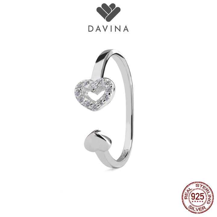 DAVINA Ladies Violine Ring Sterling Silver 925