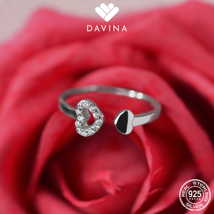DAVINA Ladies Violine Ring Sterling Silver 925