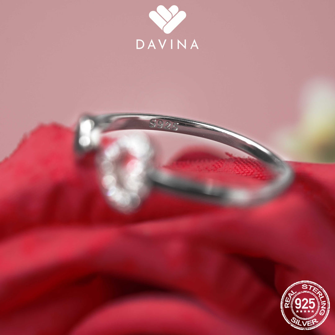 DAVINA Ladies Violine Ring Sterling Silver 925