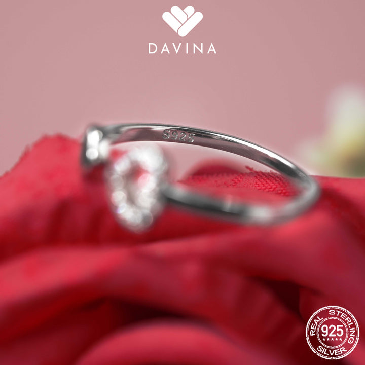 DAVINA Ladies Violine Ring Sterling Silver 925