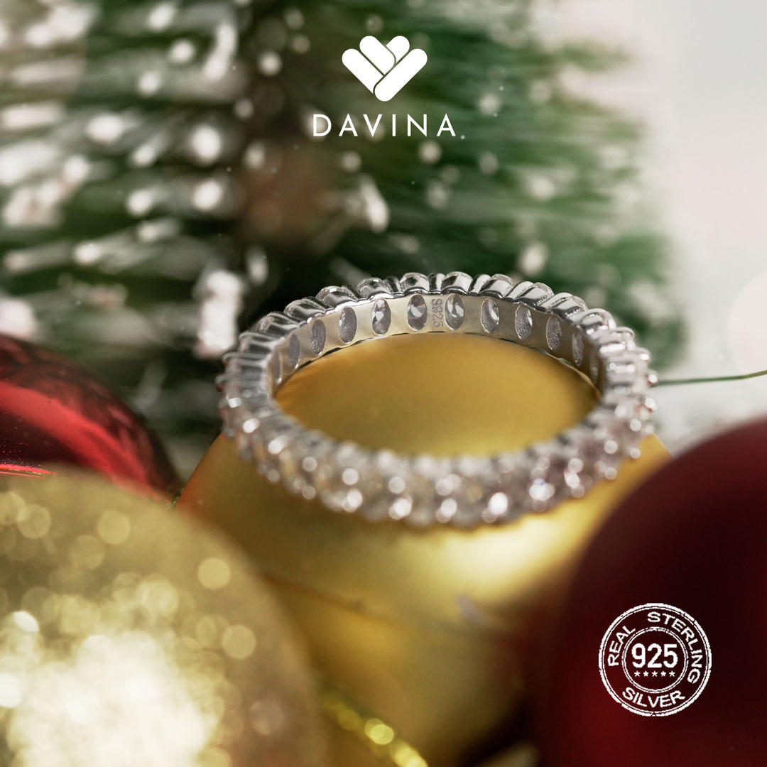 DAVINA Ladies Camilla Ring Sterling Silver 925