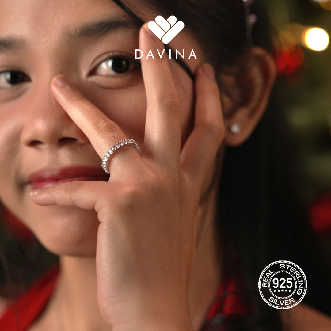 DAVINA Ladies Camilla Ring Sterling Silver 925