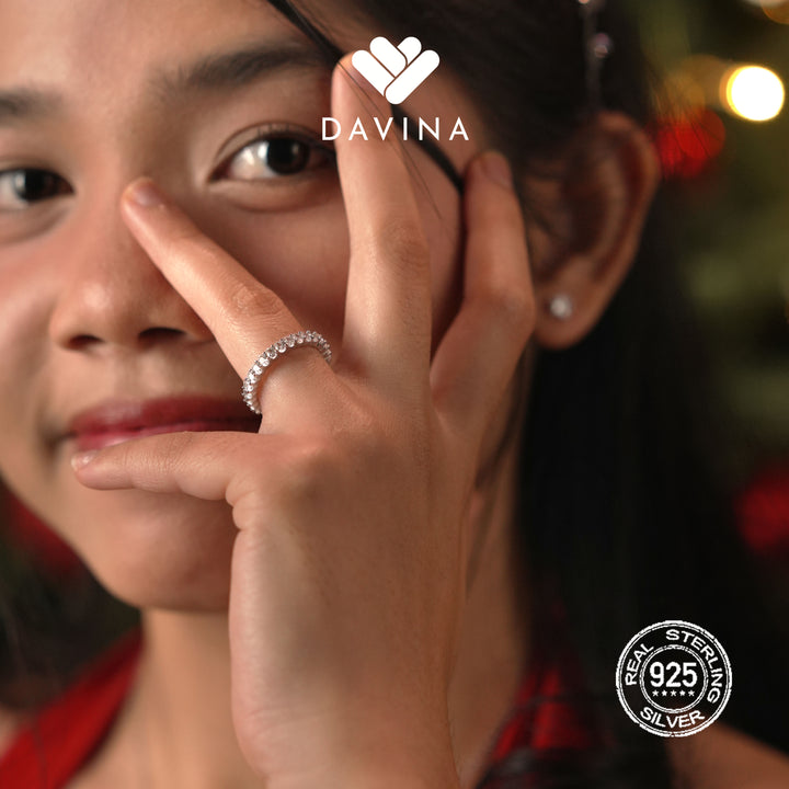DAVINA Ladies Camilla Ring Sterling Silver 925